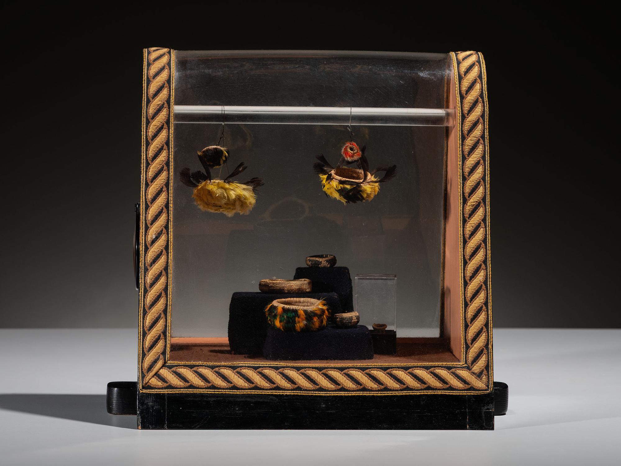 Pomo Miniature Gift Baskets, in Vitrine