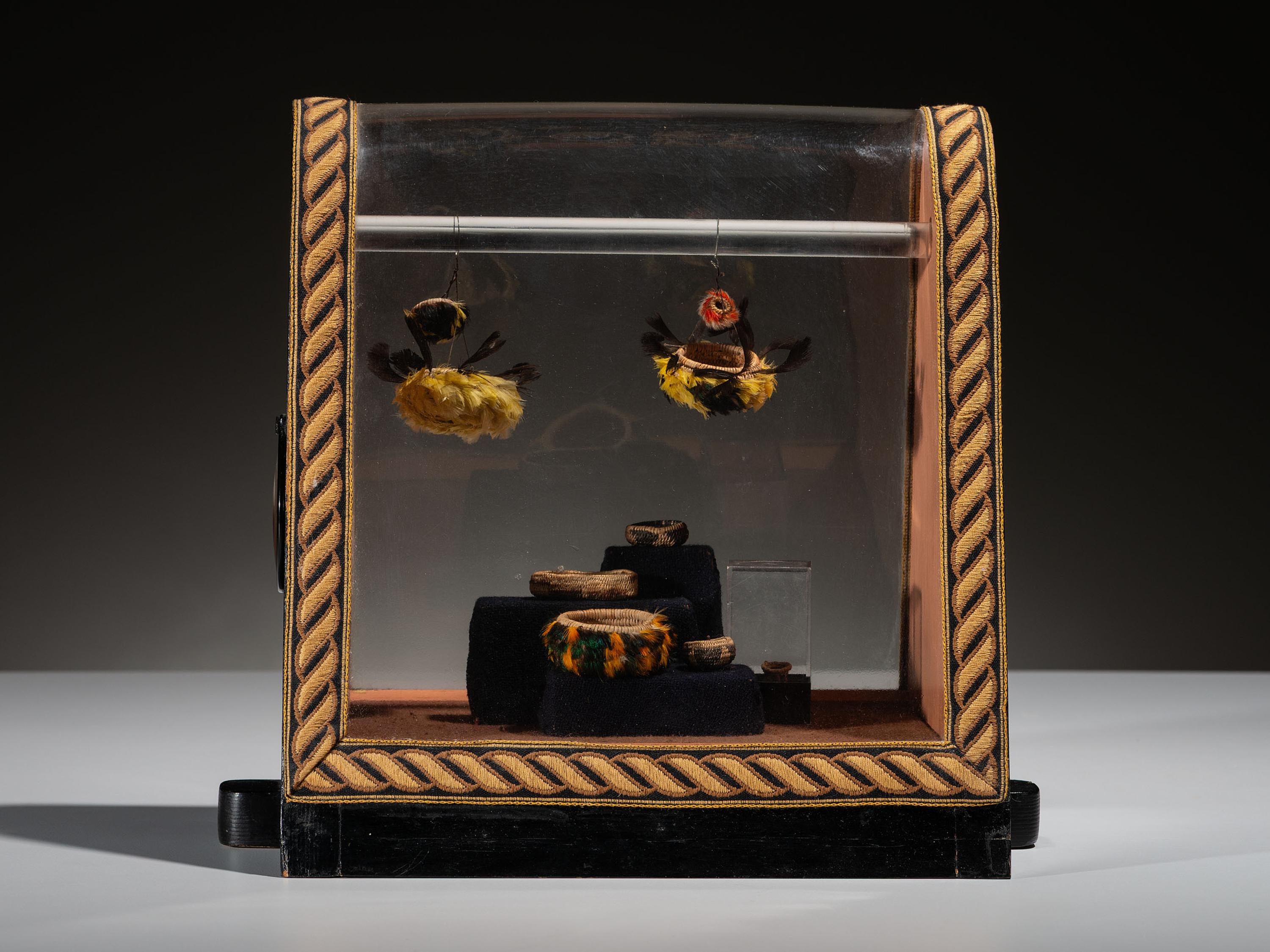 Pomo Miniature Gift Baskets, in Vitrine