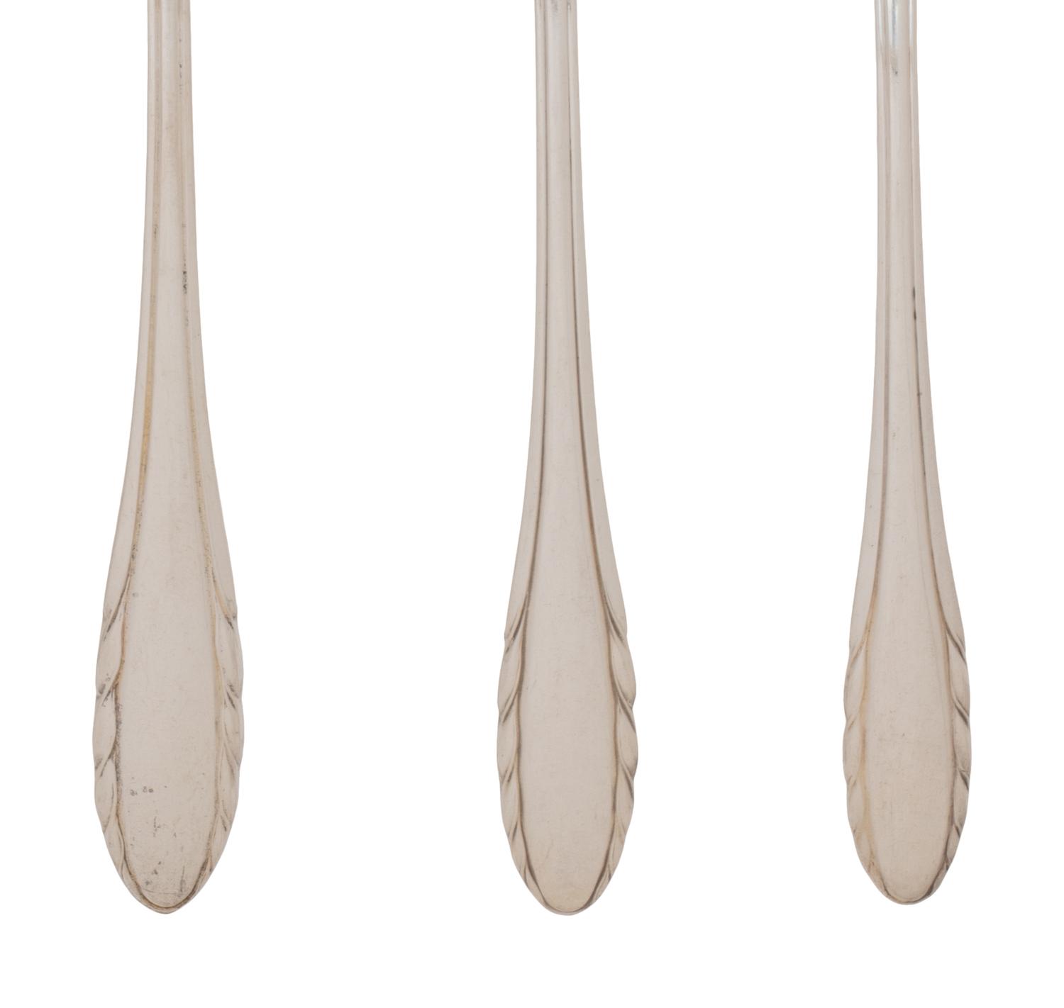 An American Silver Flatware Service