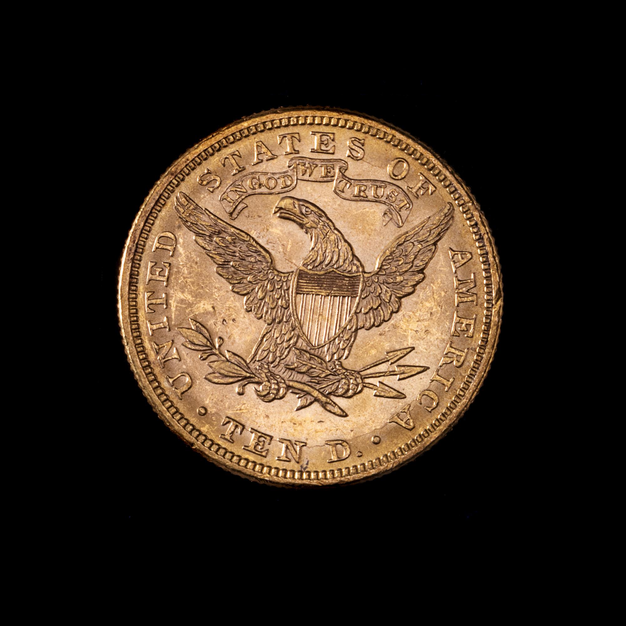 A United States 1881 Liberty Head $10 Gold Coin
