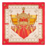 Hermès, Four Printed Silk Scarves