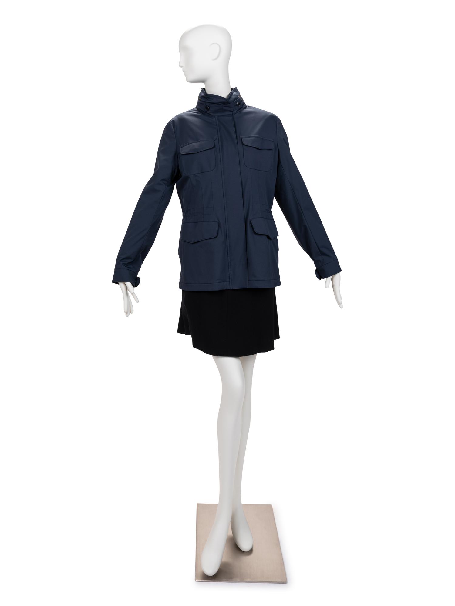 Loro Piana Blue Raincoat