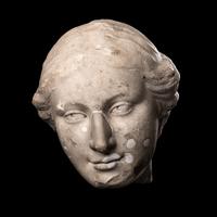A Roman Marble Portrait Head of a Woman