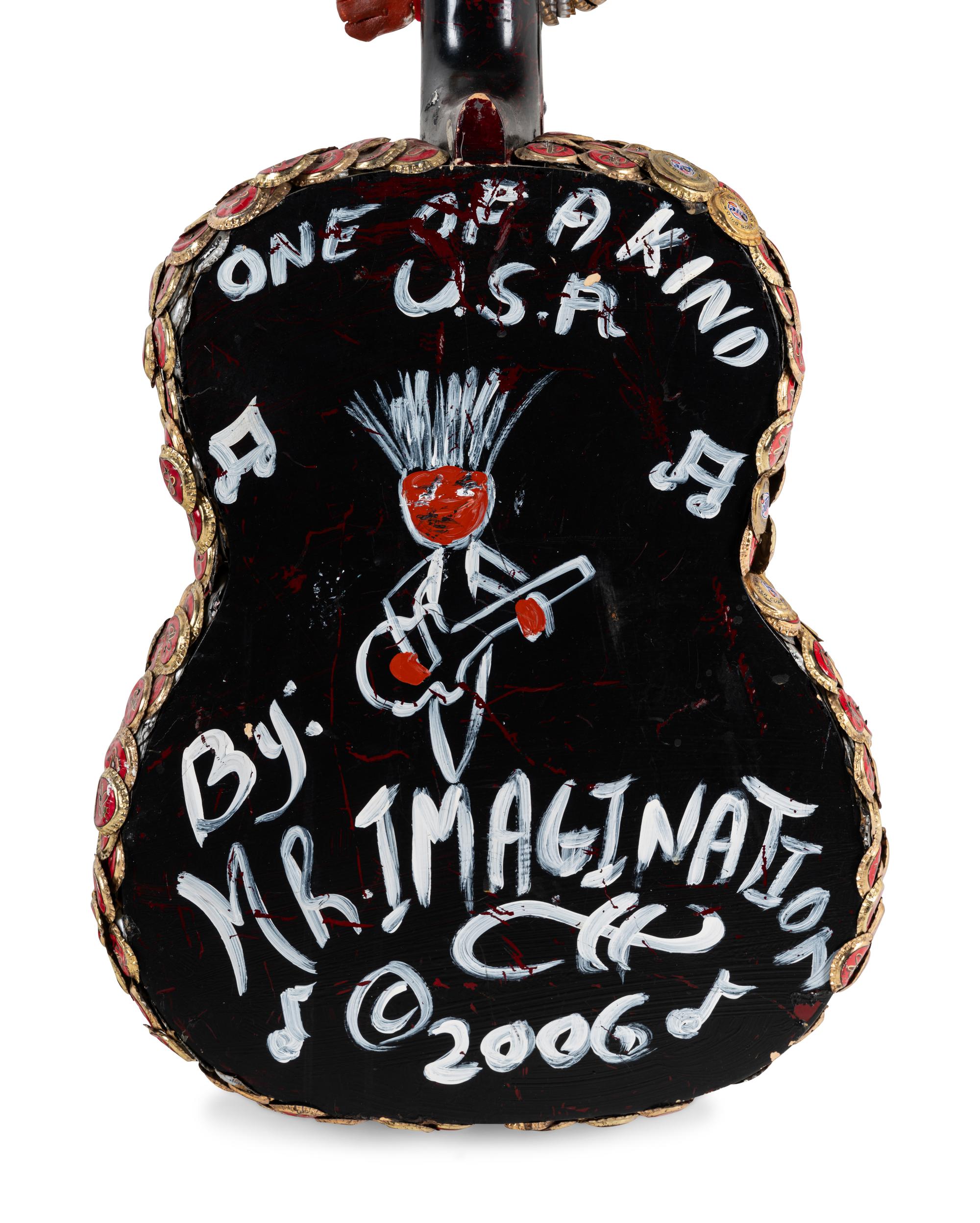 Self Portrait Bottlecap Guitar