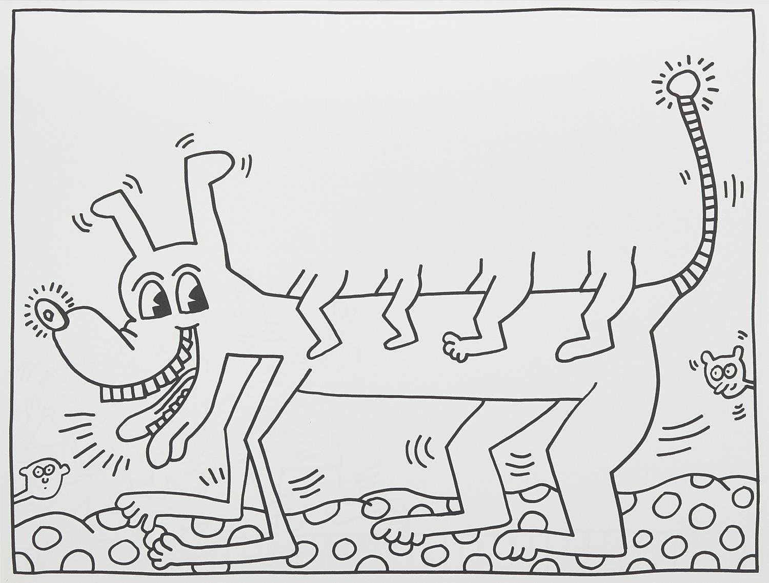 Keith Haring (American, 1958-1990) — Keith Haring's Fun Book (complete set of twelve), 1992