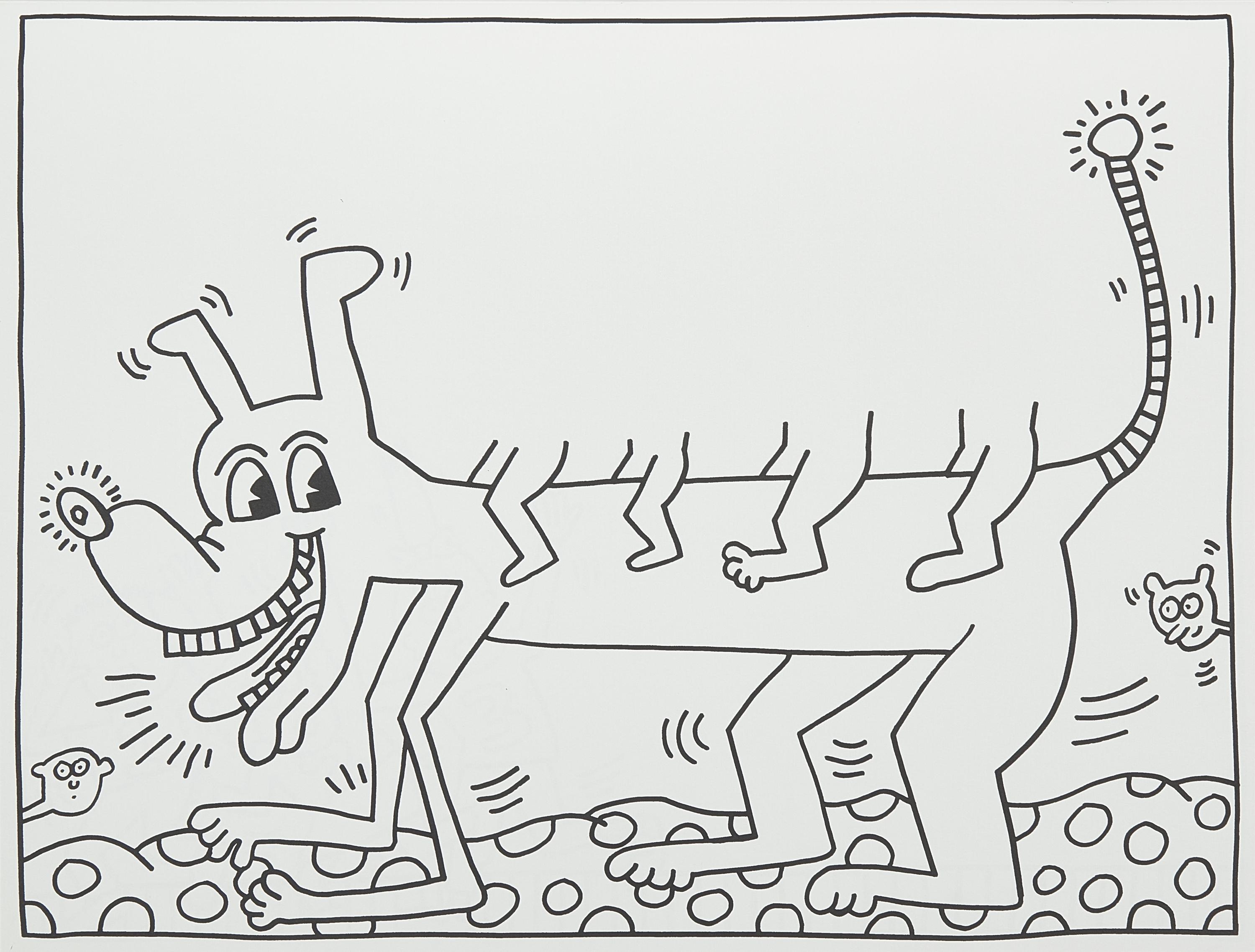 Keith Haring (American, 1958-1990) — Keith Haring's Fun Book (complete set of twelve), 1992