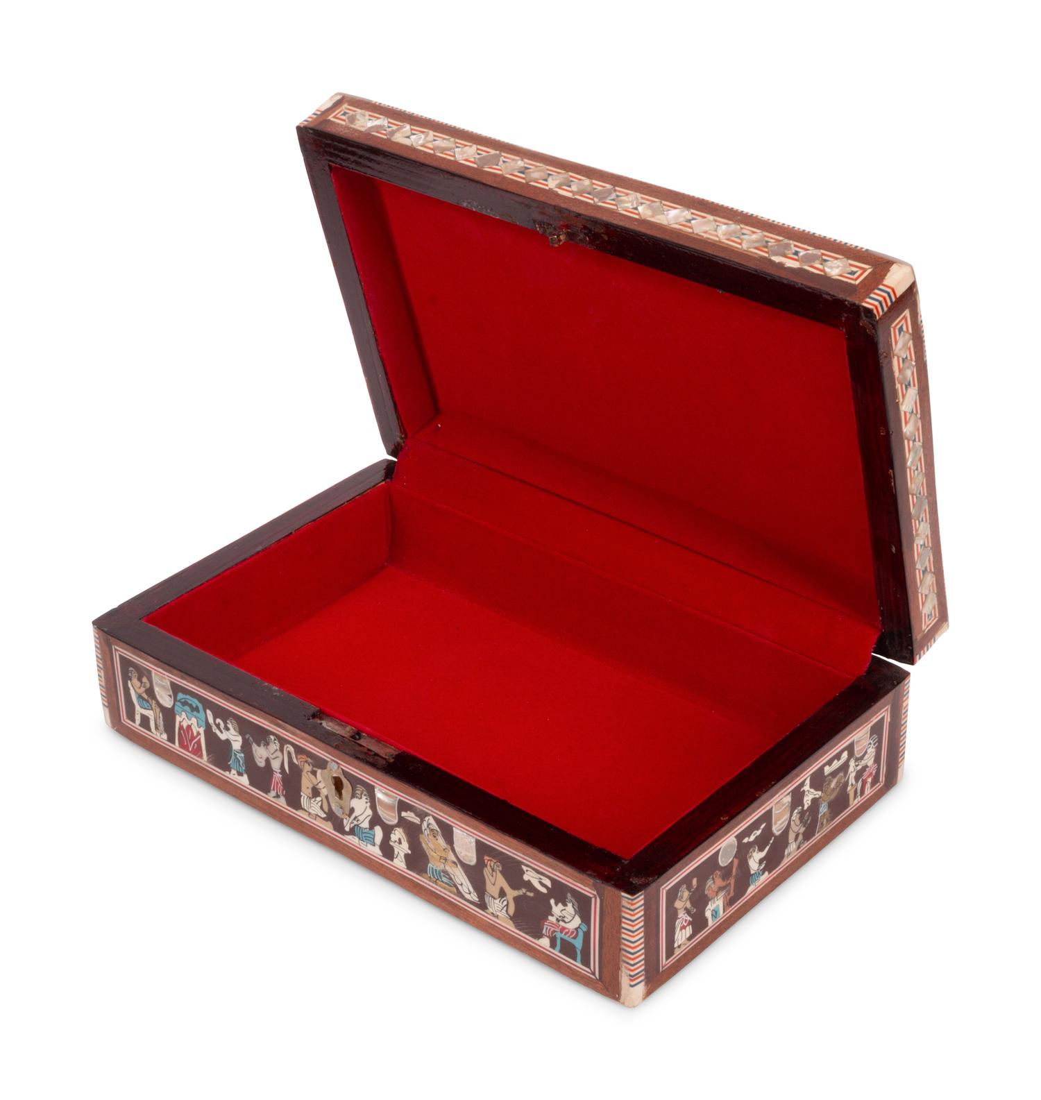 Four Levantine and Iberian Marquetry Boxes