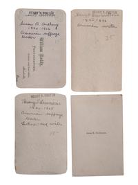 [WOMEN'S SUFFRAGE]. A group of 9 CDVs featuring female suffragists, abolitionists, and reformers.