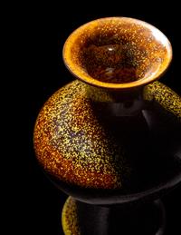 A Chinese Teadust Glazed Porcelain Vase
