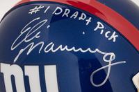 An Eli Manning Signed Autograph New York Giants Full Size Helmet