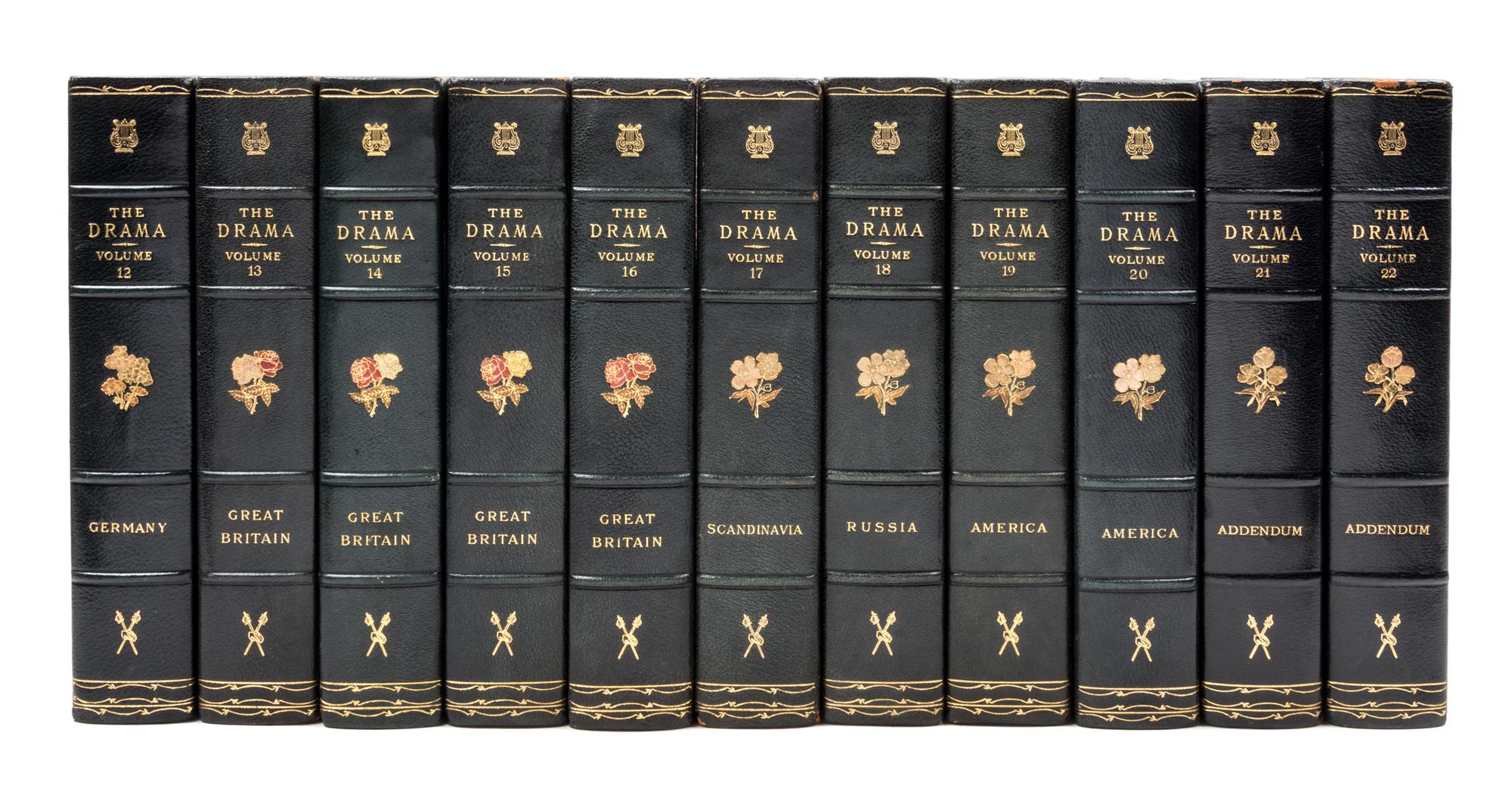 BATES, ALFRED, ed. The Drama. London, 1903-1944. 22 vols. Limited.