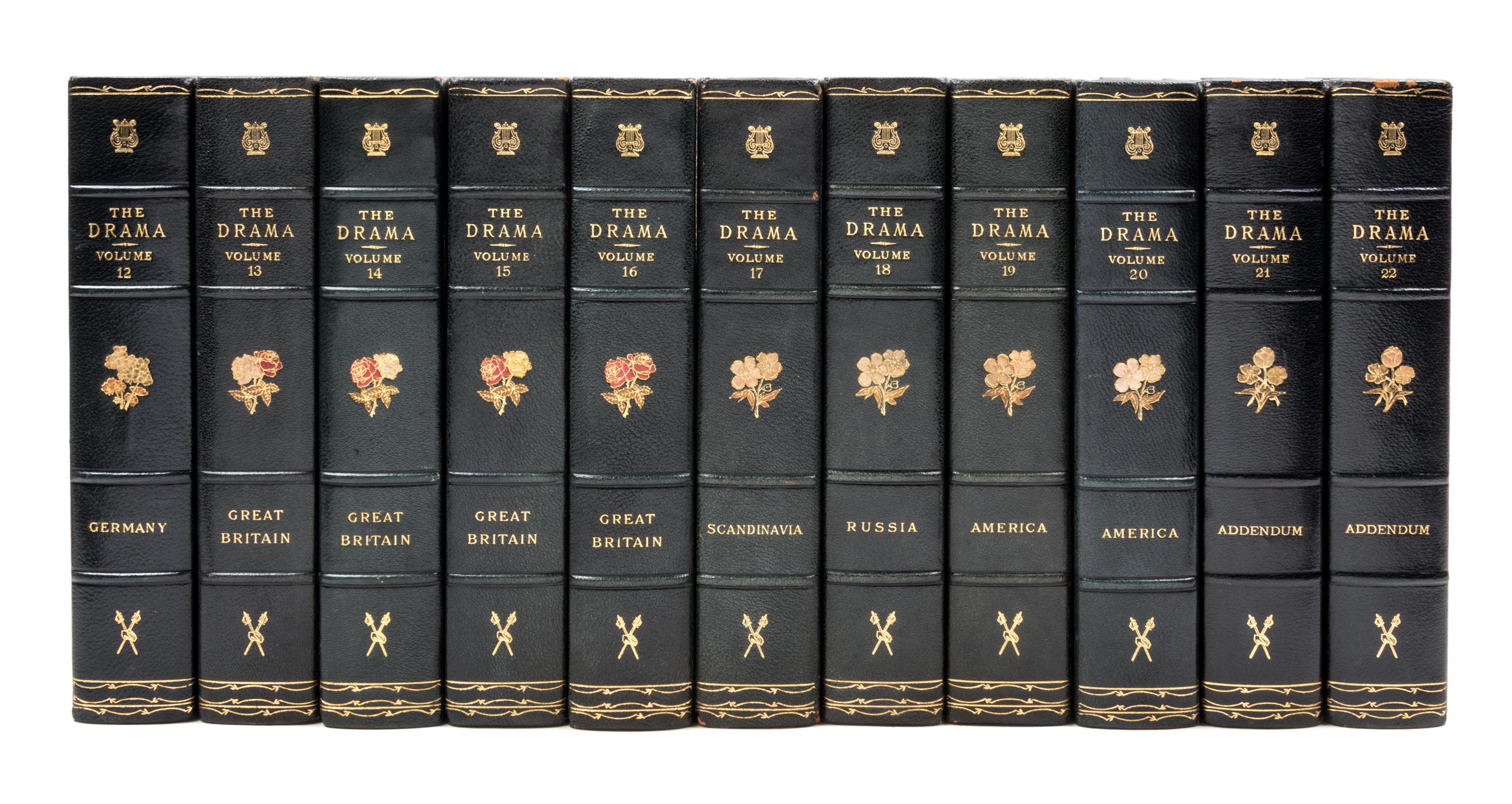 BATES, ALFRED, ed. The Drama. London, 1903-1944. 22 vols. Limited.
