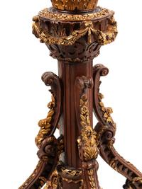 A Pair of Large Venetian Painted and Parcel Gilt Gondola Lanterns