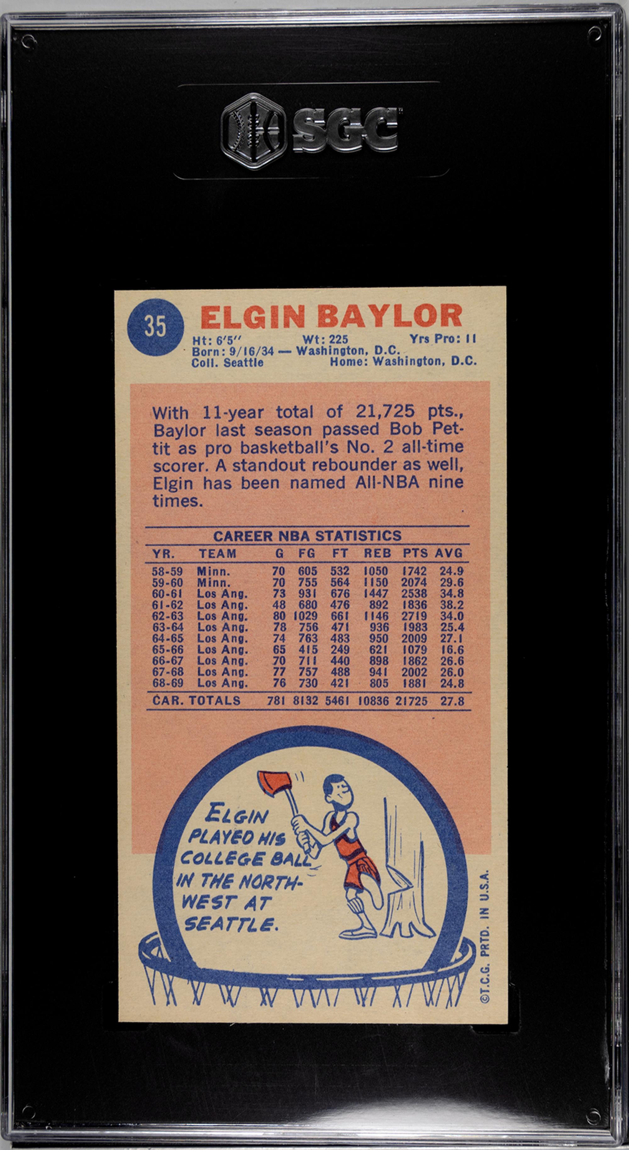 A Group of 12 SGC Graded 1969 Topps Hall of Fame and Rookie Basketball Cards