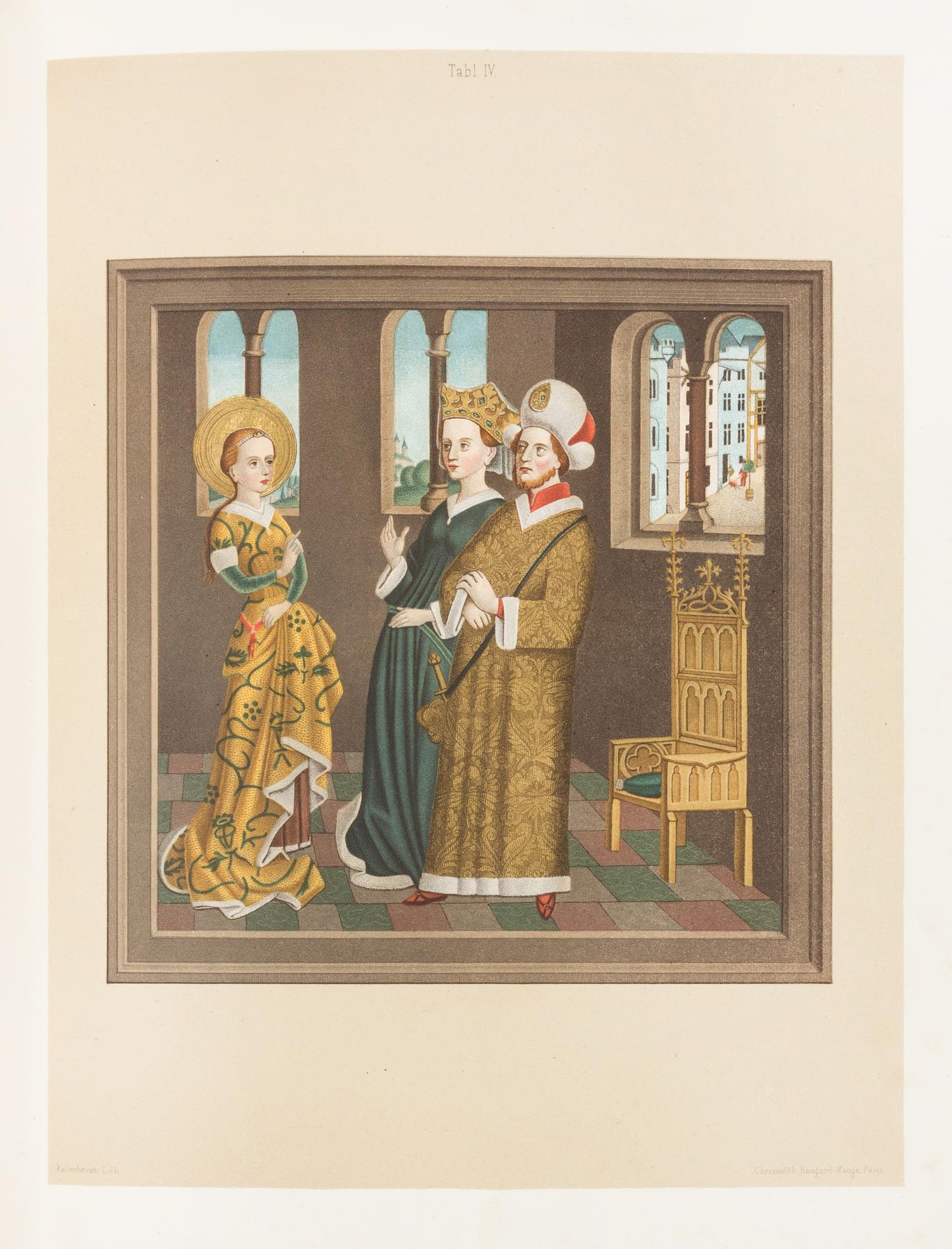 [ILLUMINATION]. URSULA, Saint. The Legend of Saint Ursula and her Companions with Illuminated Miniatures... London, 1869.