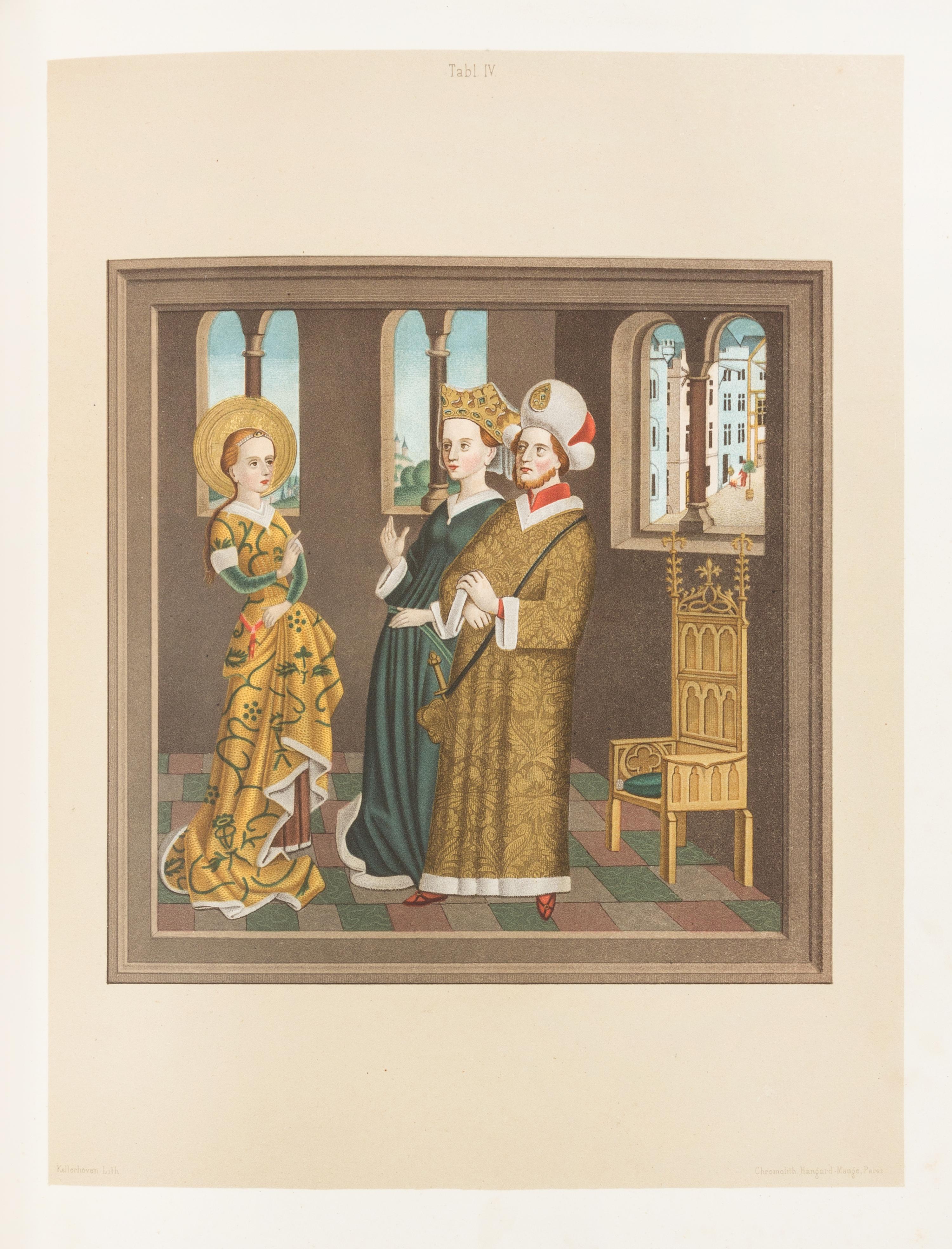 [ILLUMINATION]. URSULA, Saint. The Legend of Saint Ursula and her Companions with Illuminated Miniatures... London, 1869.
