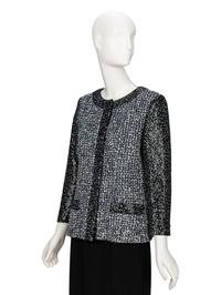 Chanel, Shimmery Two-Tone Cardigan Jacket