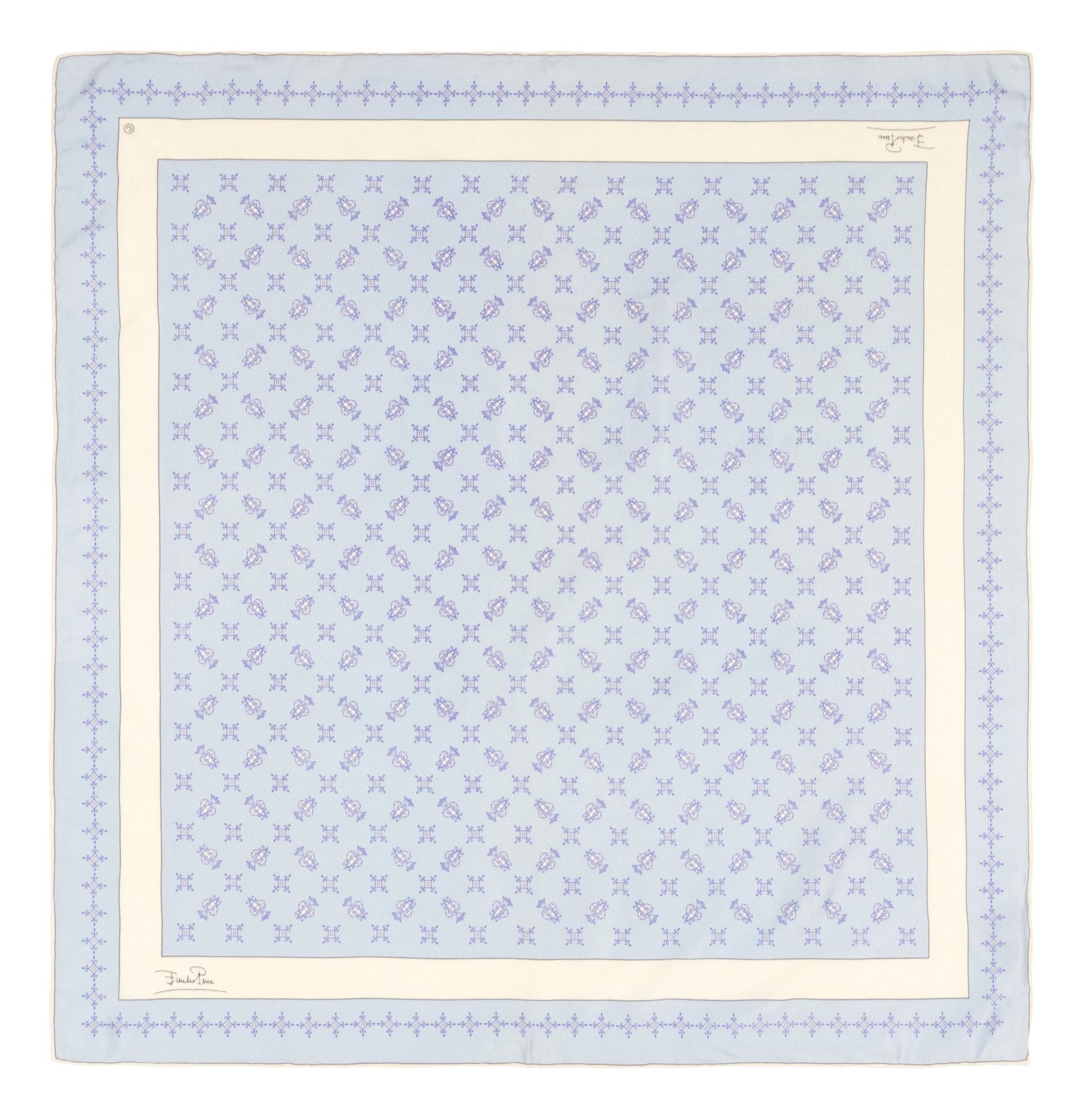 Collection of Seven Designer Silk Scarves, 1970-90s