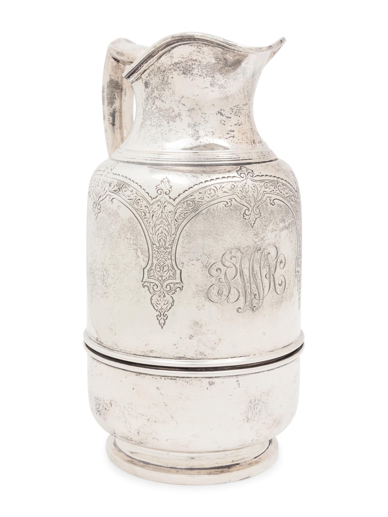 An American Silver Water Pitcher