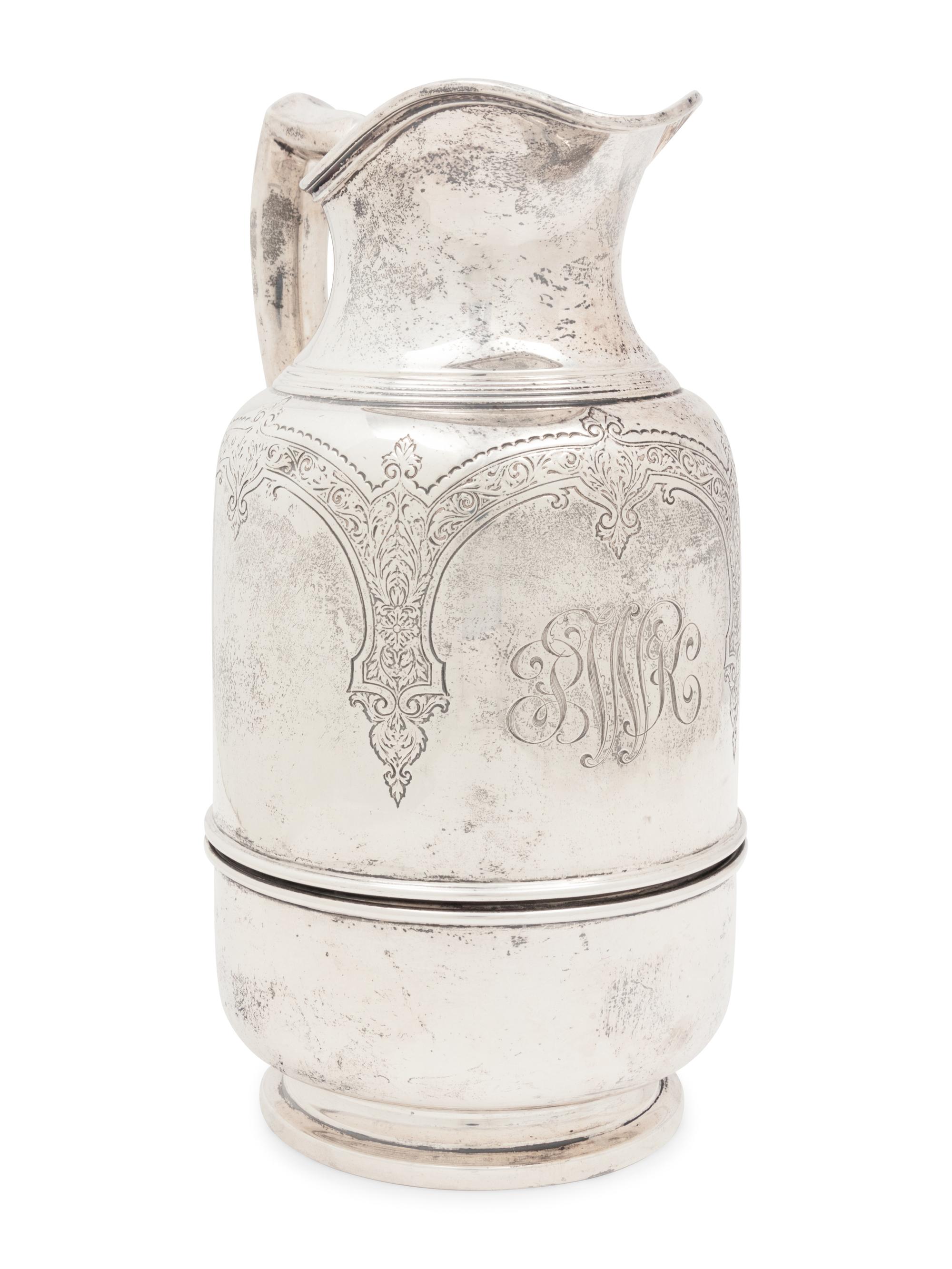 An American Silver Water Pitcher