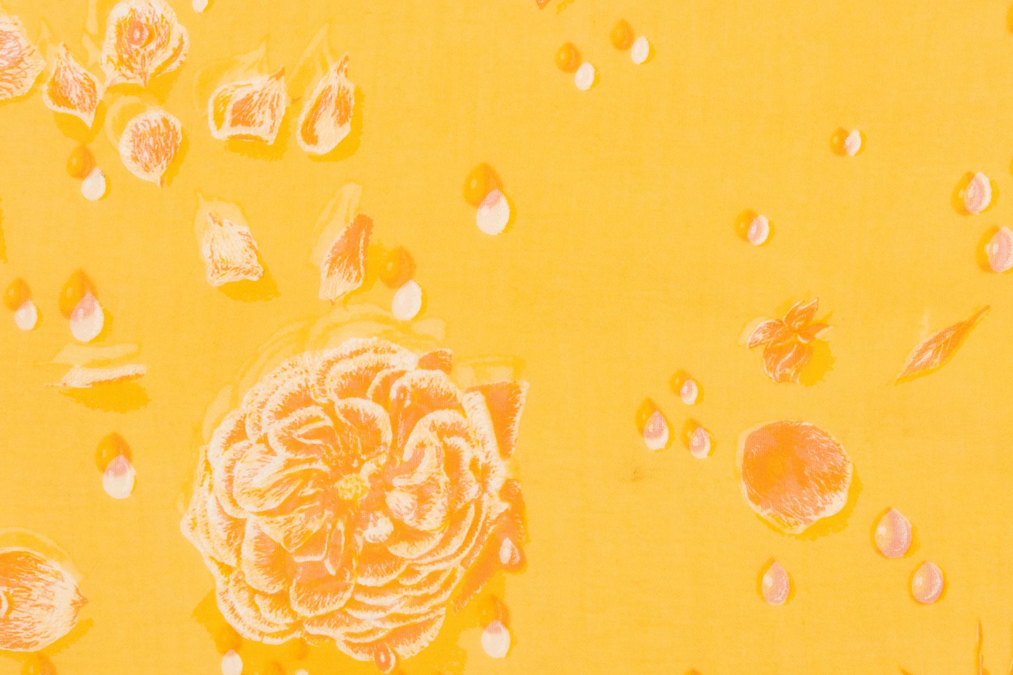 Two Hermès 70cm Double Layer Silk Chiffon Scarves