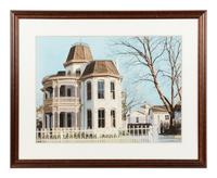 House on Washington- White Victorian Mansion