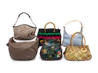 6 Handbags: Fendi, Bottega Veneta, Moschino, Armani, and Mont Blanc