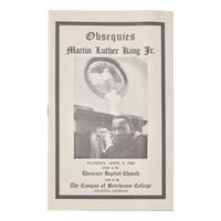 [African-Americana] [King, Martin Luther, Jr.] Obsequies Martin Luther King Jr.