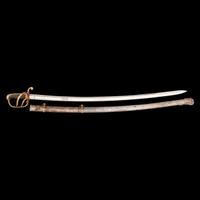 Exceptional Mexican War Captured Dragoon Saber Presented to John W. Geary, General and later Governor of Kansas and Pennsylvania with (3) CDV's