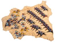 Contemporary Beaded Battle Scene
