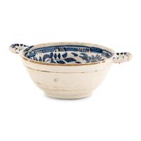 A Dutch Delft Porringer