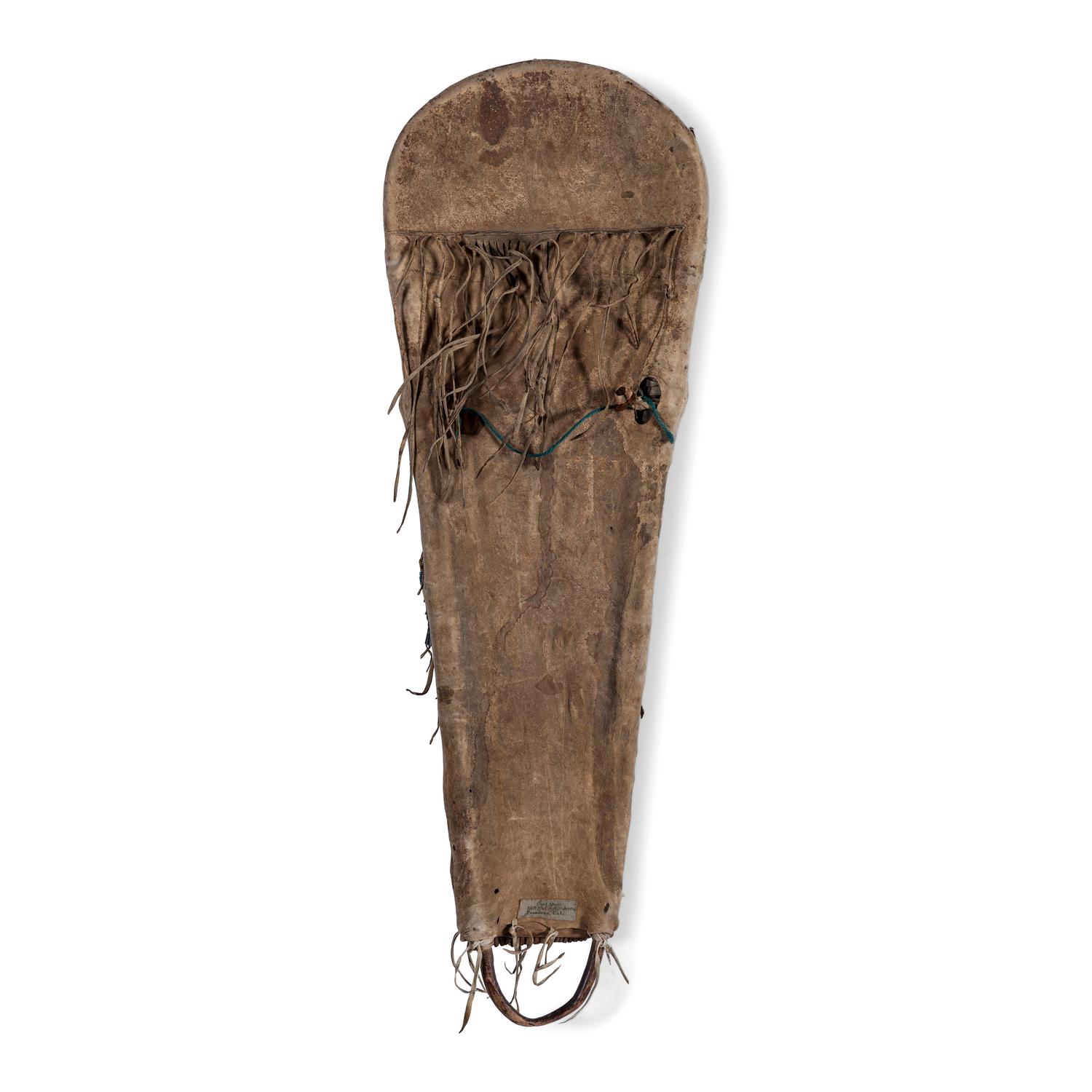 Plateau Beaded Hide Cradle, with Umbilical Fetish