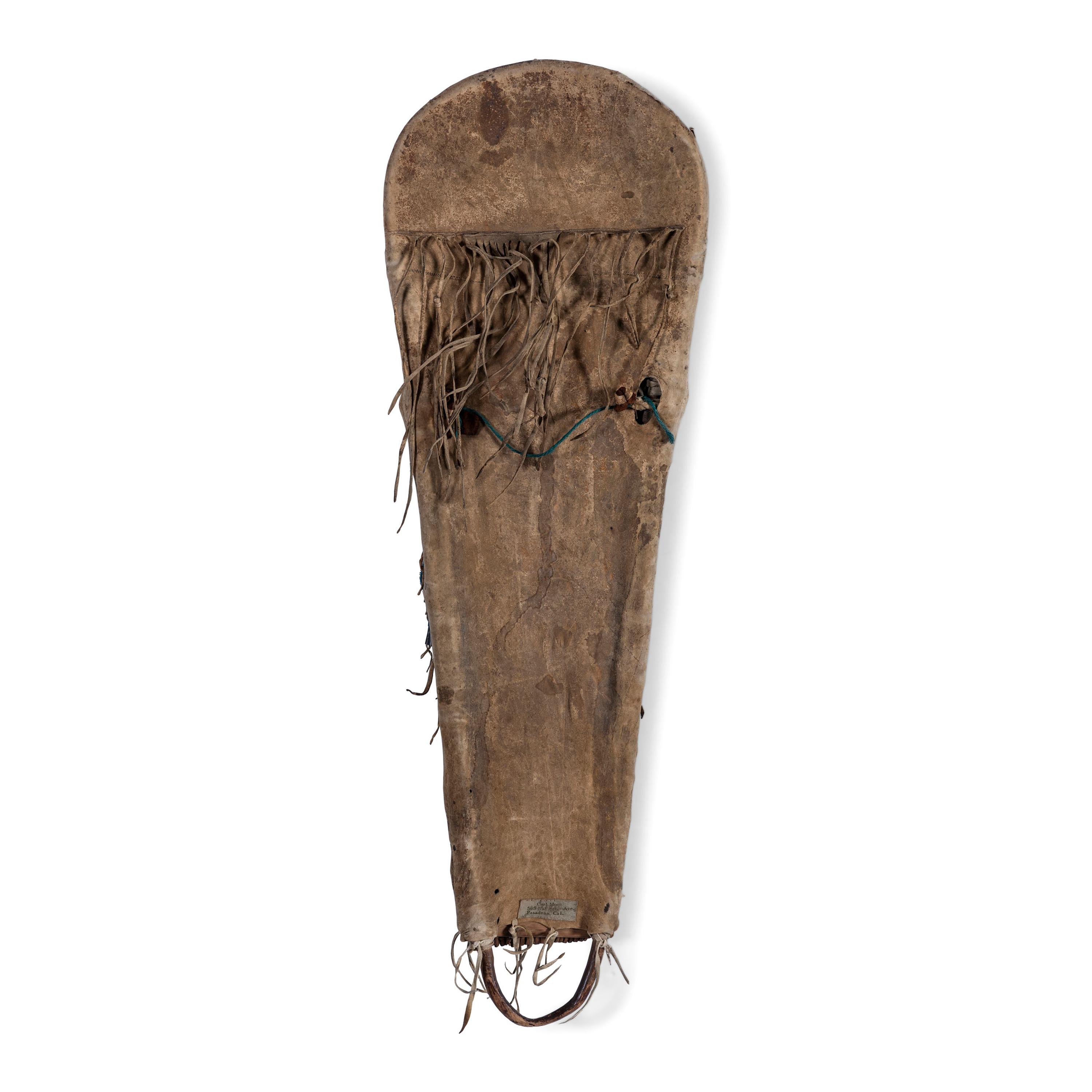 Plateau Beaded Hide Cradle, with Umbilical Fetish