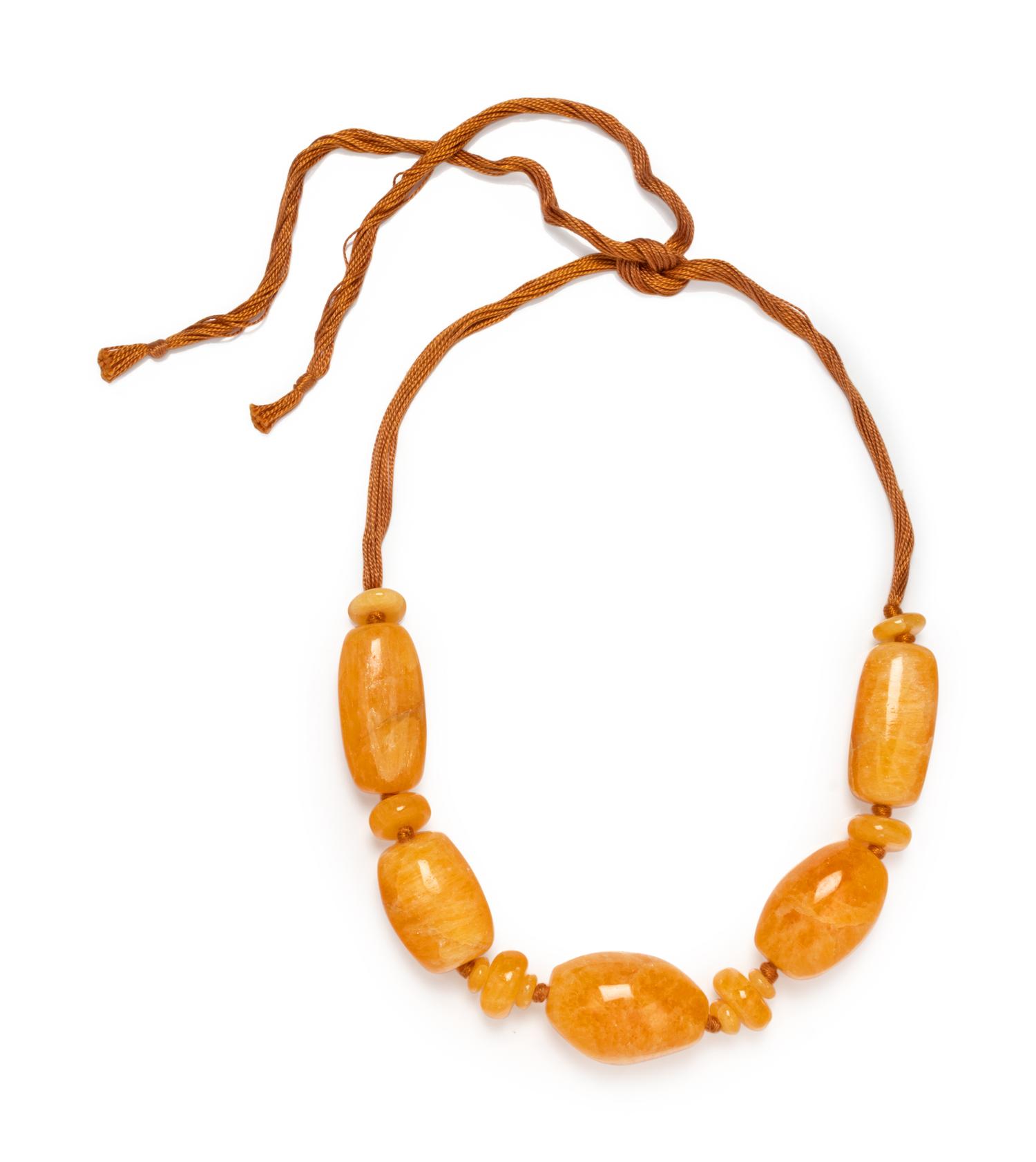 CALCITE BEAD NECKLACE
