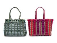 Two Nancy Gonzalez Woven Exotic Skin Totes