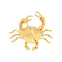 ASCH GROSSBARDT, YELLOW GOLD CRAB BROOCH
