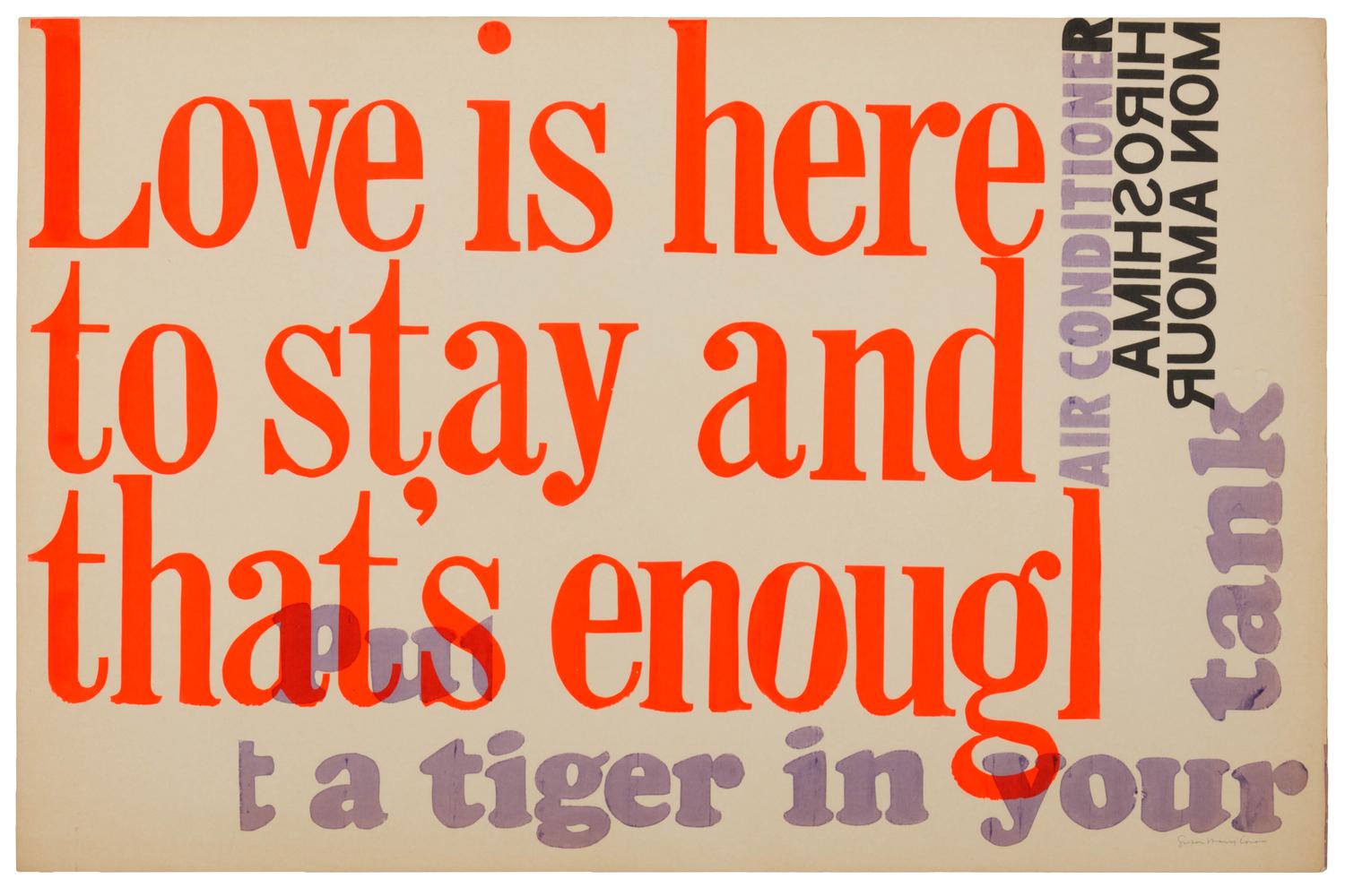 The Cry That Will Be Heard, I Am Alive, and Tiger (a group of three prints)