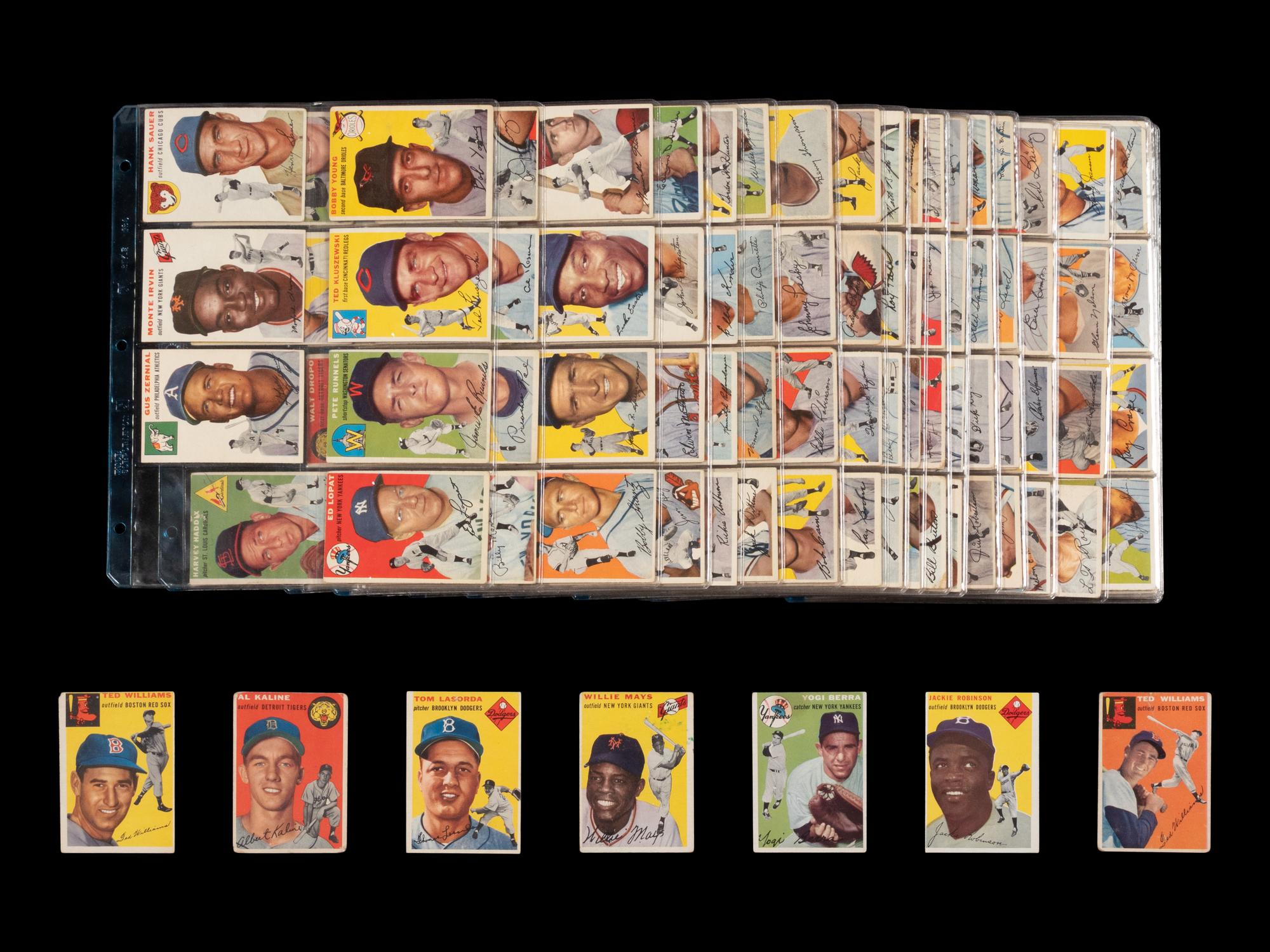 A Near Set of 1954 Topps Baseball Cards (248/250)