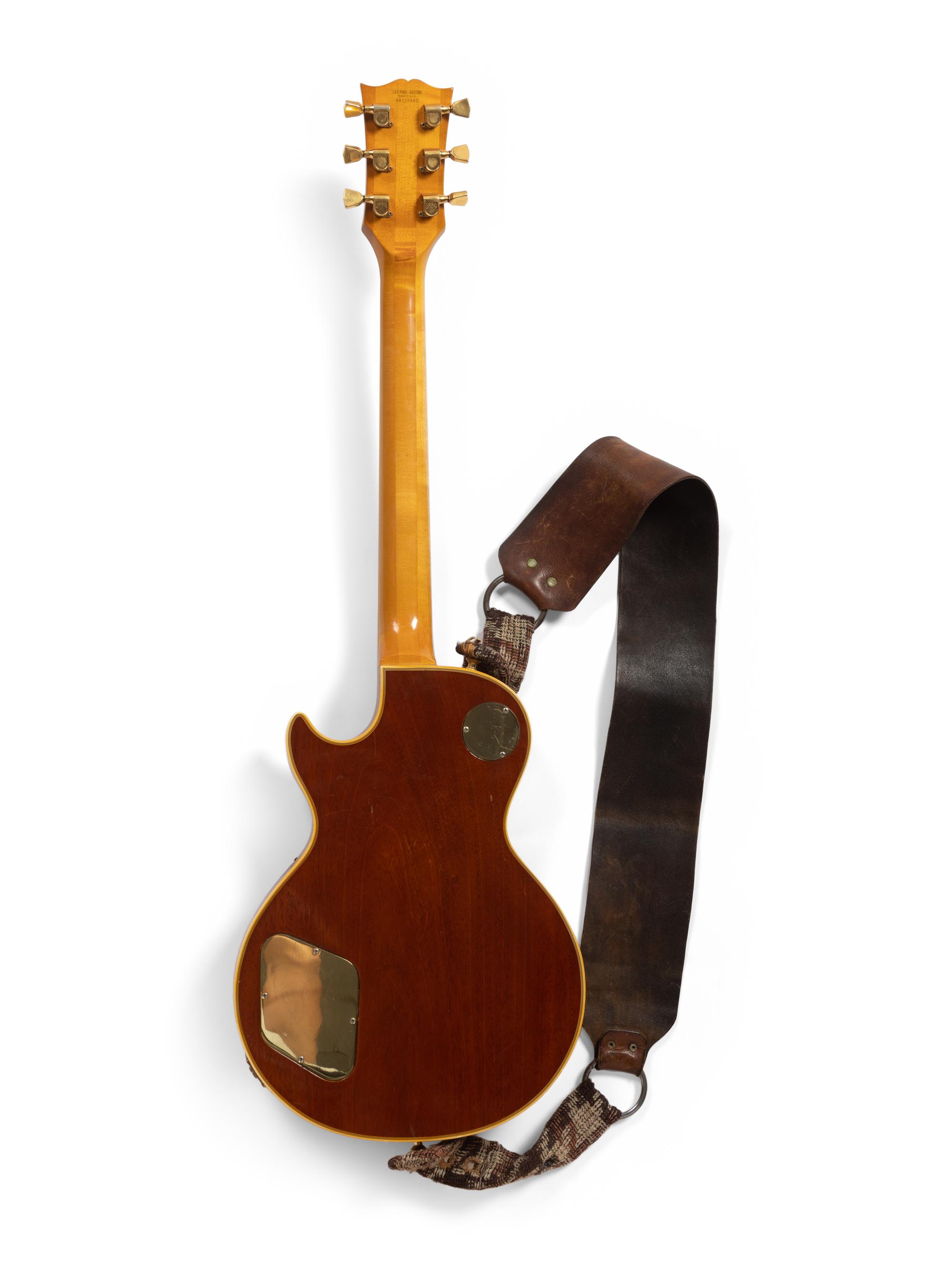 A Gibson Les Paul-Custom Electric Guitar