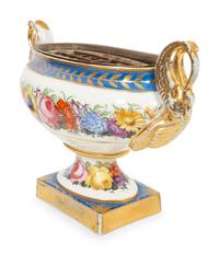 A Paris Porcelain Centerpiece Urn