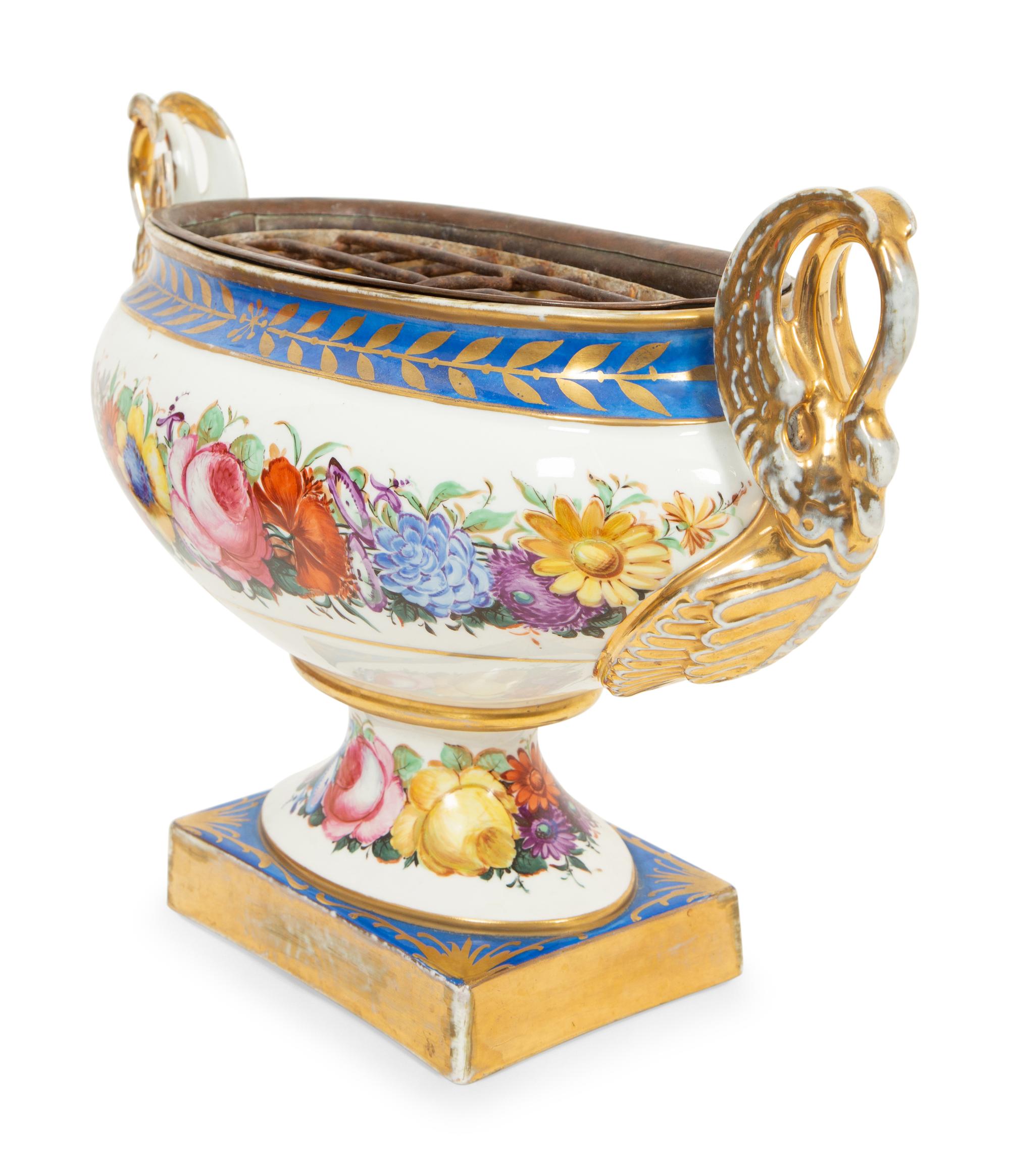A Paris Porcelain Centerpiece Urn