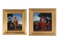 Aquarius and Sagittarius, The Arrows of Love , 1989 (a pair of works)