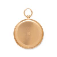 14K YELLOW GOLD KEYWOUND OPEN FACE POCKET WATCH
