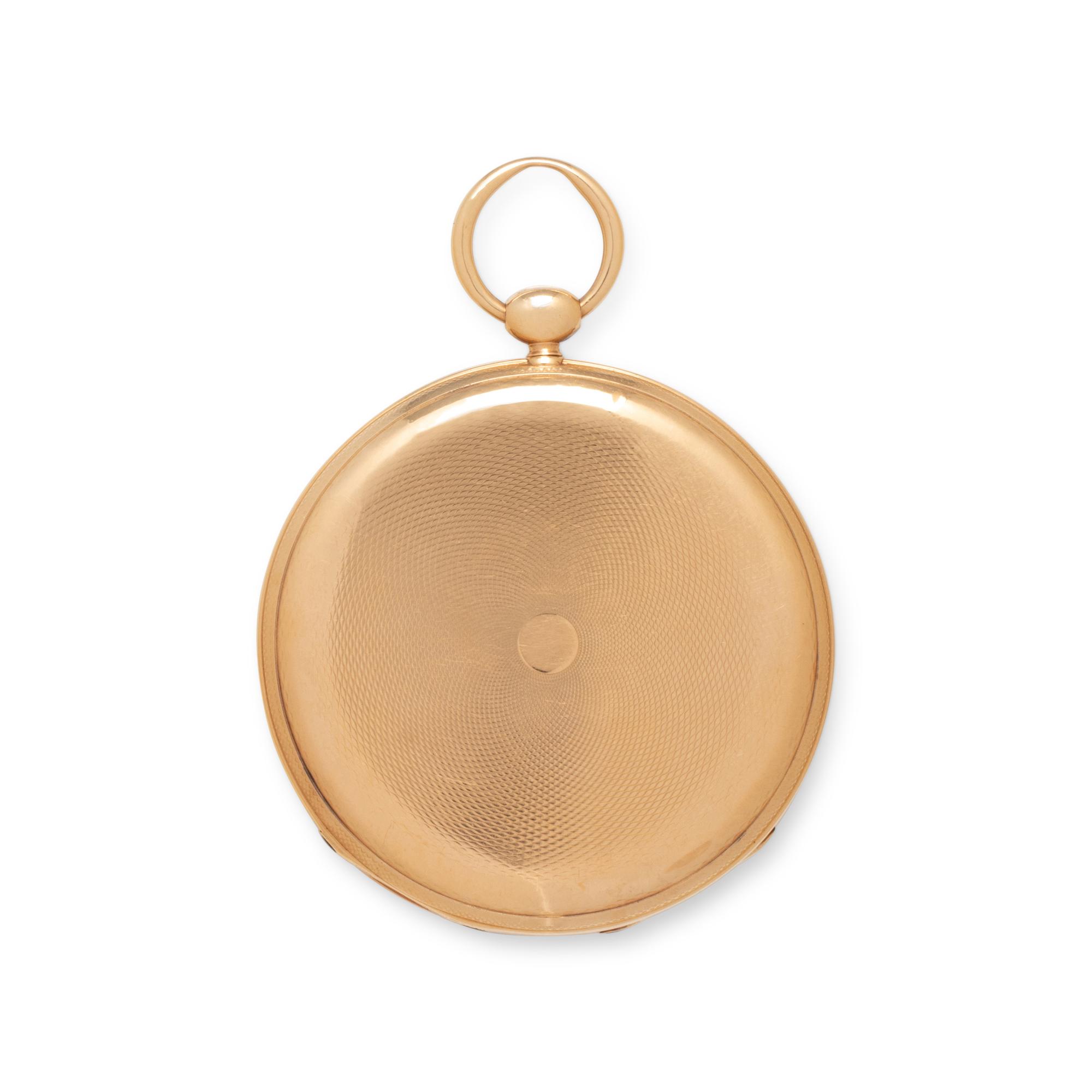 14K YELLOW GOLD KEYWOUND OPEN FACE POCKET WATCH