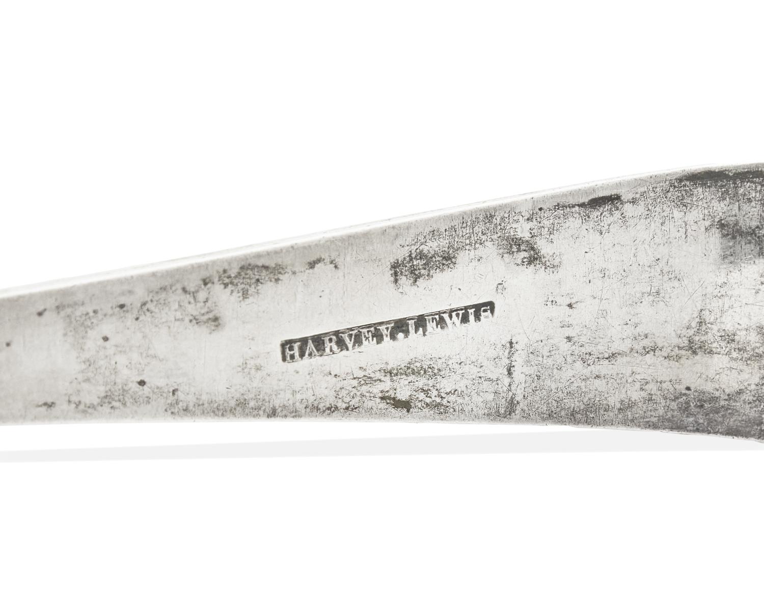 A Federal Silver Punch Ladle, Harvey Lewis (c. 1783-1835), Philadelphia, PA, Circa 1805