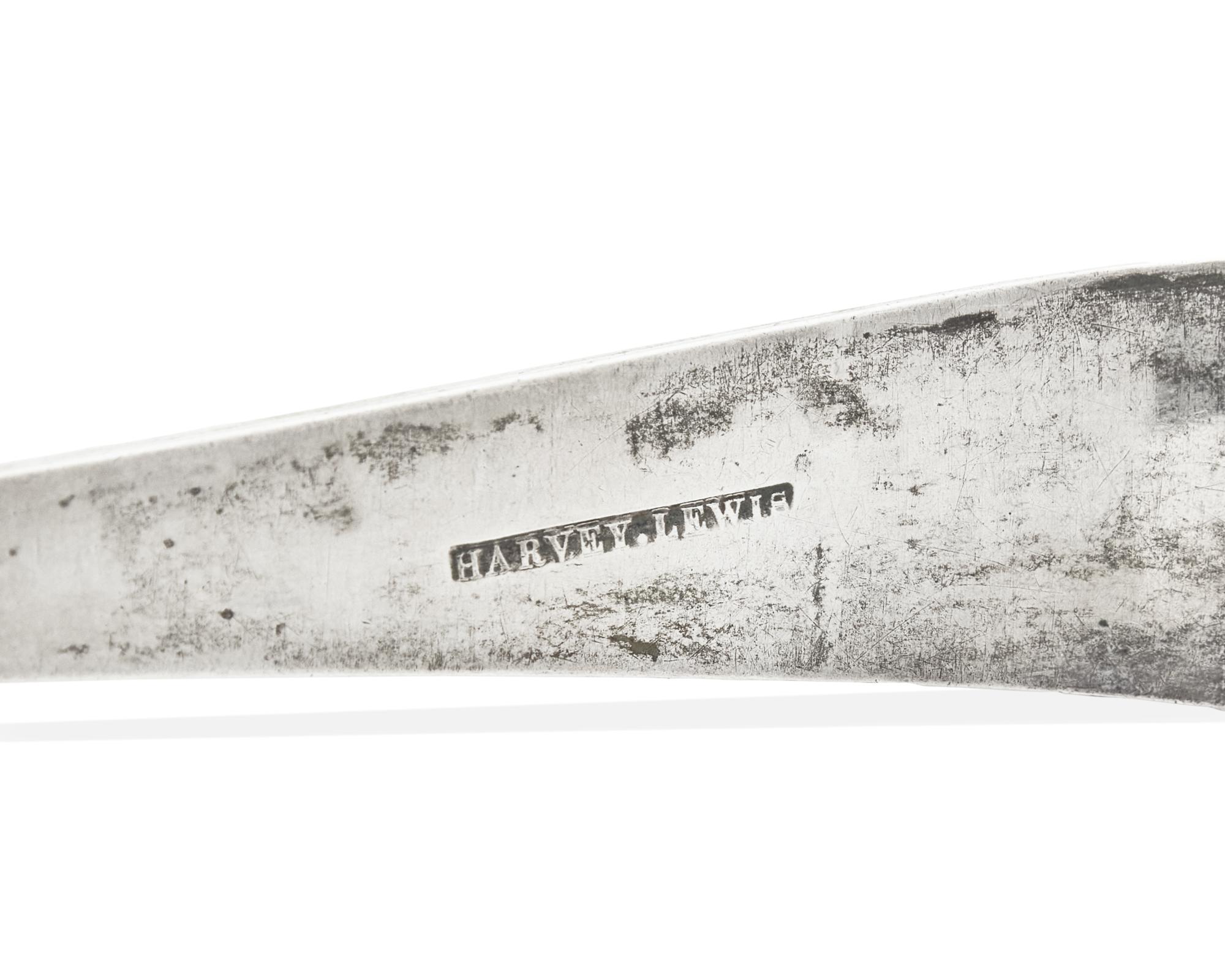 A Federal Silver Punch Ladle, Harvey Lewis (c. 1783-1835), Philadelphia, PA, Circa 1805