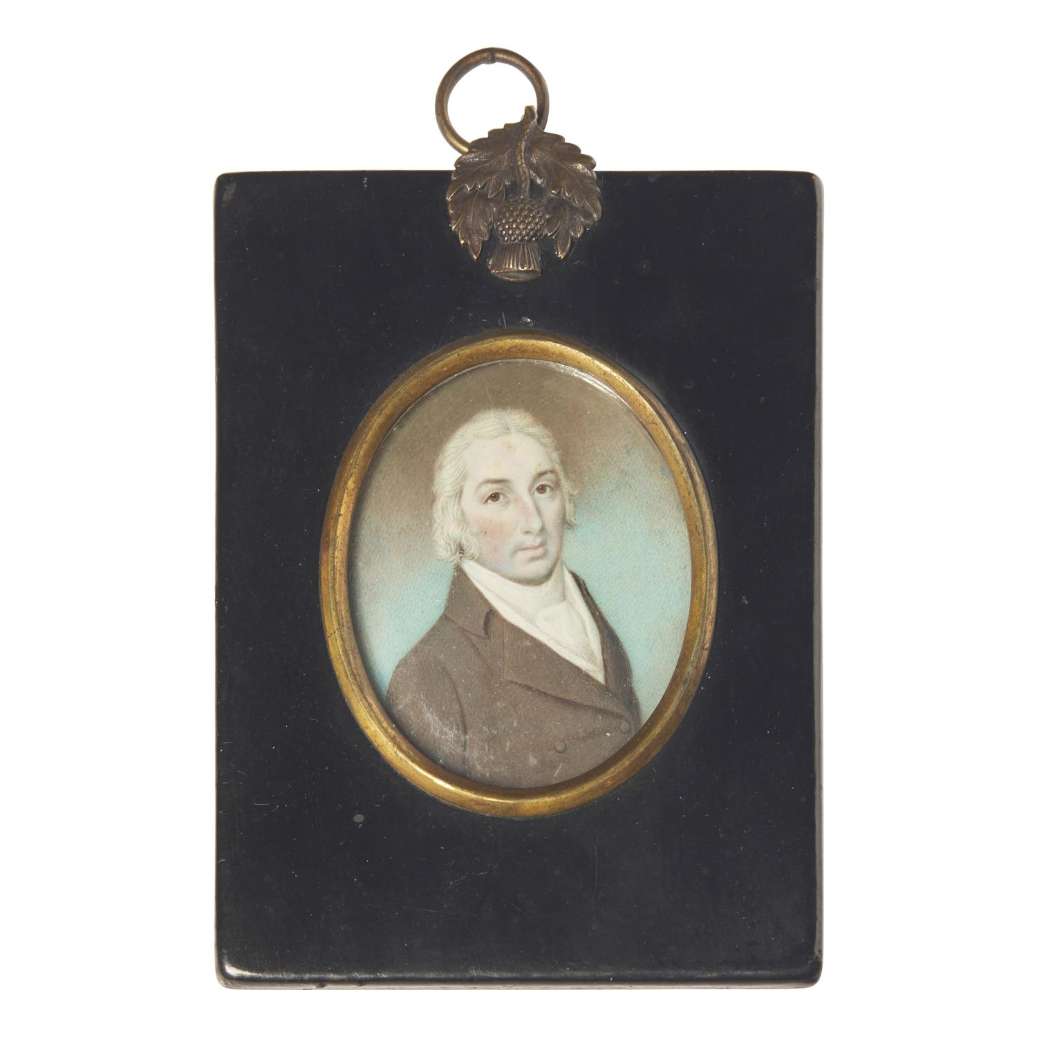 English School 18th / 19th Century, A Portrait Miniature of a Gentleman