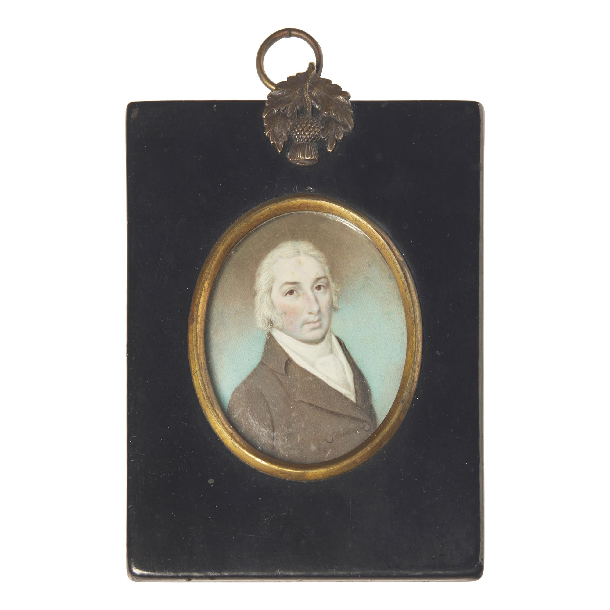 English School 18th / 19th Century, A Portrait Miniature of a Gentleman