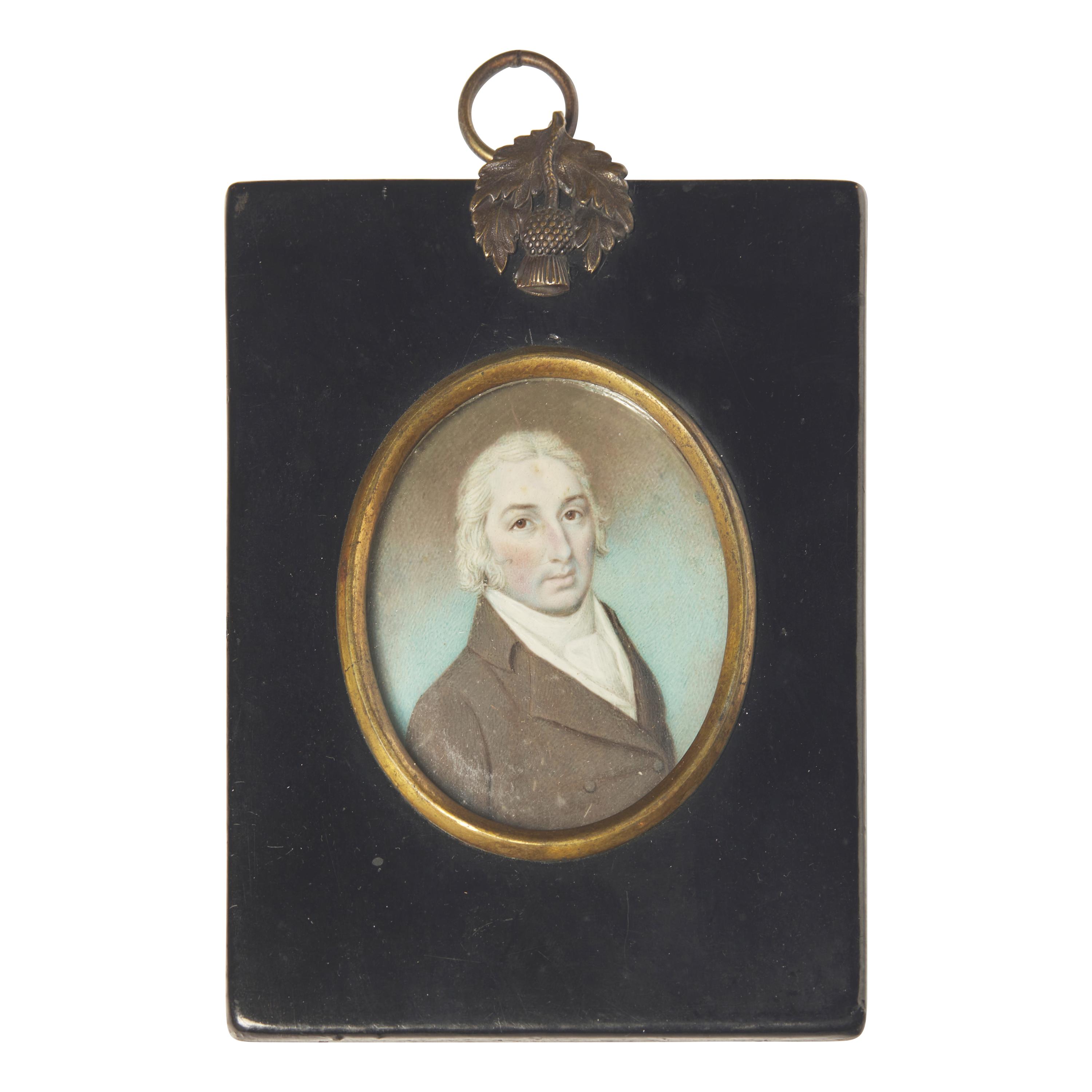 English School 18th / 19th Century, A Portrait Miniature of a Gentleman