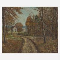 Walter Emerson Baum (American, 1884–1956) Autumn Trees